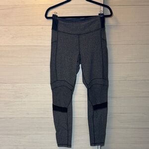 Lululemon Gray and Black Leggings